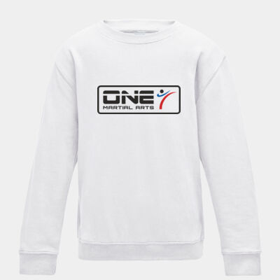 OMA Kids Blackbelt Sweatshirt White Thumbnail