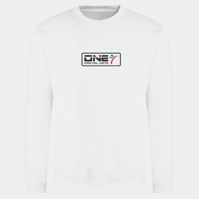 OMA Adult Blackbelt Sweatshirt White Thumbnail